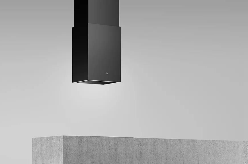 фото Витяжка декоративна Ciarko Cube W Black (CDW4001C)