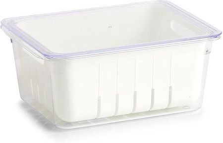 Zeller Pudełko Do Lodówki Plastik Biały 22,5X17,5X10Cm (14737)