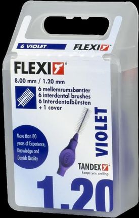 Tandex Flexi Tapered - Szczoteczki do przestrzeni międzyzębowych 3-6mm - 6 szt. zielone