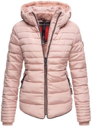 Marikoo Amber damska kurtka zimowa z kapturem, różowa - Rozmiar:XXL