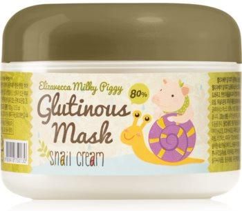 Elizavecca Milky Piggy Glutinous Mask 80% Snail Cream intensywnie nawilżająca i odżywcza maseczka z ekstraktem ze śluzu ślimaka 100 g