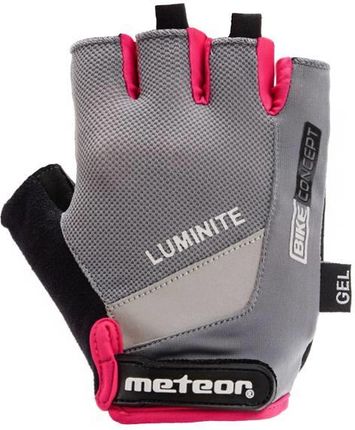 Rękawiczki Rowerowe Meteor Gel Gx34 Grey Pink
