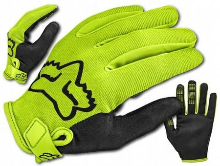 Rękawiczki Fox Ranger Flo Yellow Długie Mtb