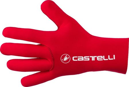 Castelli Diluvio C Rękawiczki Mężczyźni Czerwony 2021
