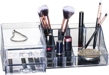 Eleganza Pojemnik ORGANIZER akrylowy na kosmetyki make up akcesoria do makijażu