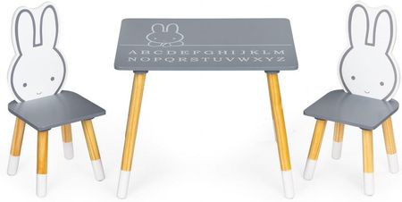 Ecotoys Stół stolik +2 krzesła meble dla dzieci zestaw