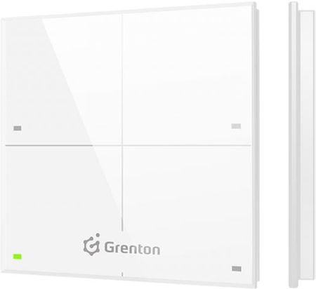 Grenton Panel Natynkowy Szklany 4-Klawiszowy Touch + (GRTOUCHPANELX4B)