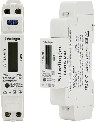 Schelinger Licznik Energii Elektrycznej 1-Fazowy 10/100A (A31SL01AMID)