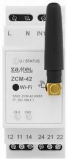 Zamel Zcm-42 Programator Czasowy Wifi 2Xno/Nc 16A 230V Ac (ZCM42)