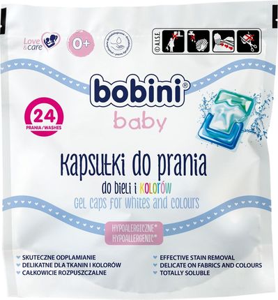 Bobini Baby Kapsułki Do Prania Do Bieli I Kolorów 24Szt.