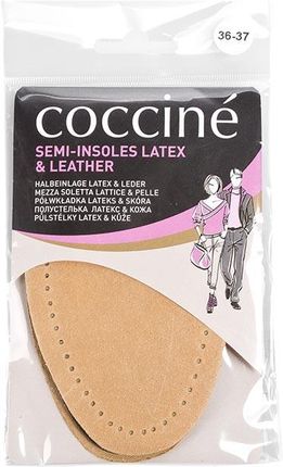 Coccine Półwkładki Semi Insoles Latex & Leather Beżowy 36 37