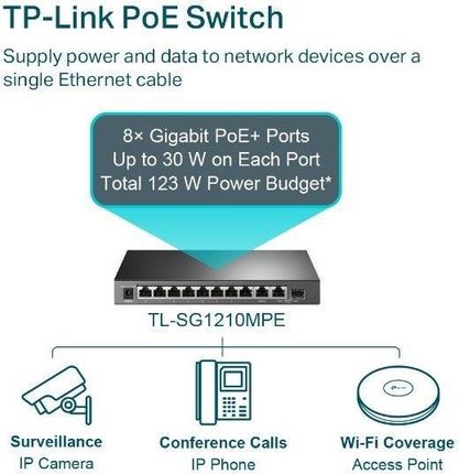 TP-Link TL-SG1210MPE - Opinie i ceny na Ceneo.pl