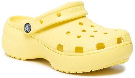 Crocs Klapki Classic Platform Clog W 206750-7HD Żółty