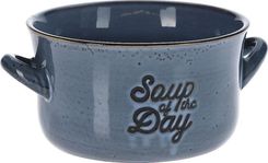 Zdjęcie Siaki Collection Miska Na Zupę Bulionówka Do Zupy Ceramiczna 650Ml Niebieska - Stęszew