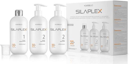 Montibello SILAPLEX Zestaw wzmacniający włosy w tracie koloryzacji i rozjaśniania 500ml + 2x500ml