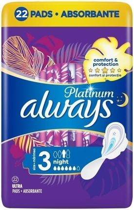 Always Ultra Platinum QP Night podpaski higieniczne