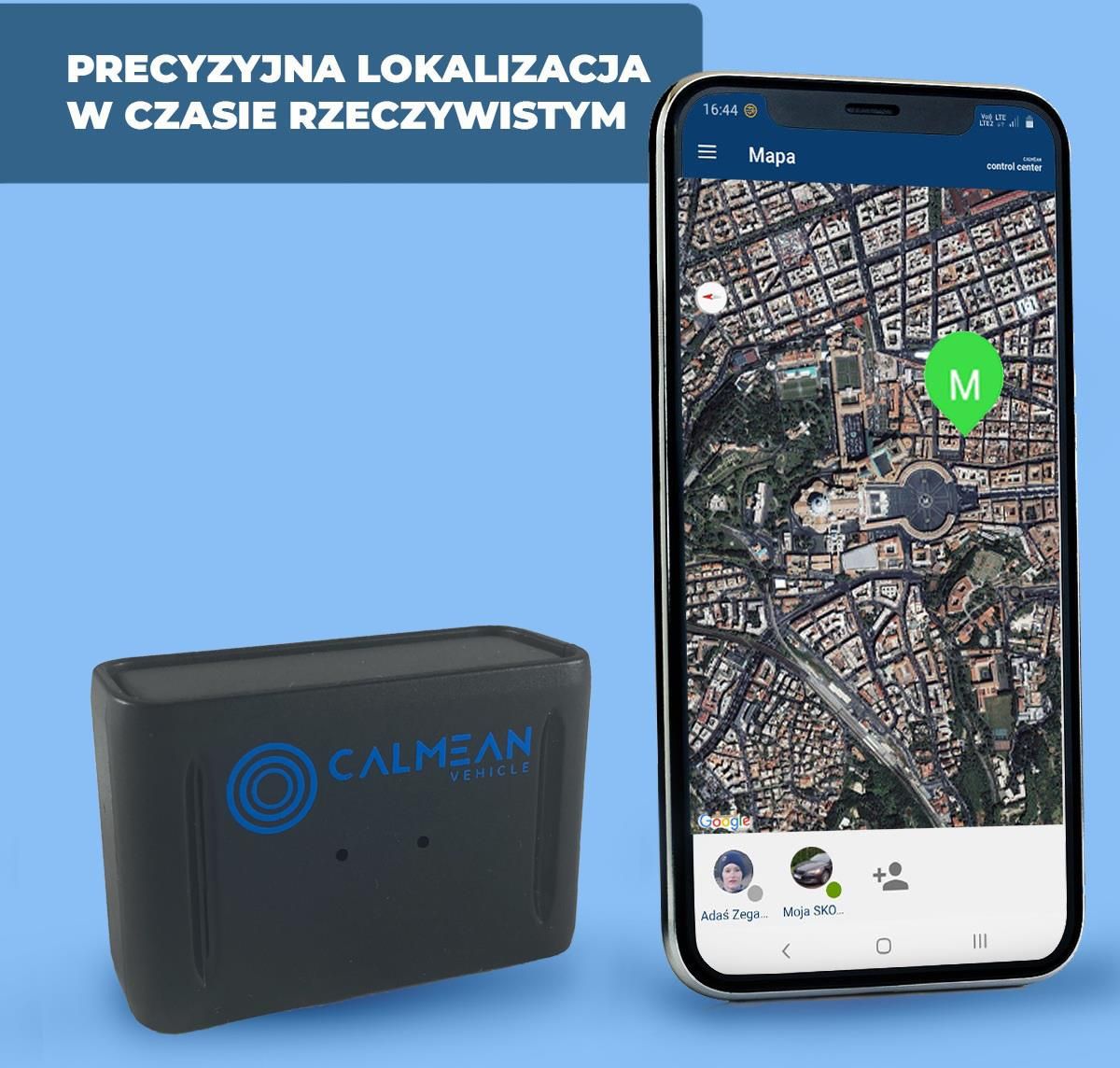 CALMEAN Vehicle Battery Mini 2, Lokalizator GPS do 20 dni! SIM+APP 