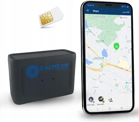 CALMEAN Vehicle Battery Mini 2, Lokalizator GPS do 20 dni! SIM+APP 