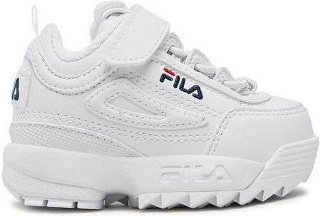 Fila Sneakersy Disruptor E Infants 1011298.1FG Biały - zdjęcie 2