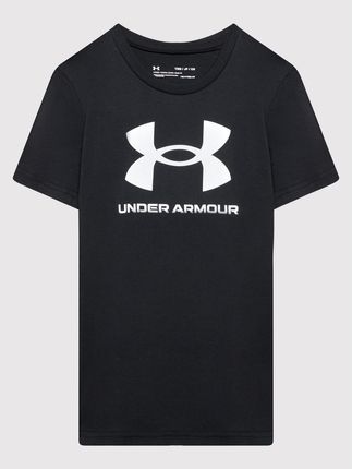 Under Armour T-Shirt Ua Sportstyle Logo 1363282 Czarny Loose Fit