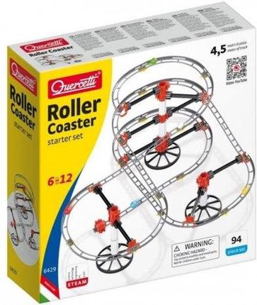 Quercetti Zestaw Konstrukcyjny Roller Coaster