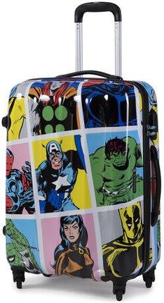 American Tourister Średnia Twarda Walizka Marvel Legends 64492-9073-1CNU Kolorowy