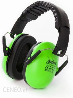 JIPPIE'S Słuchawki wyciszające 12m-16 lat kolor zielony 85851 słuchawki wygłuszające