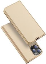 Dux Ducis Skin Pro kabura etui pokrowiec z klapką iPhone 13 Pro złoty