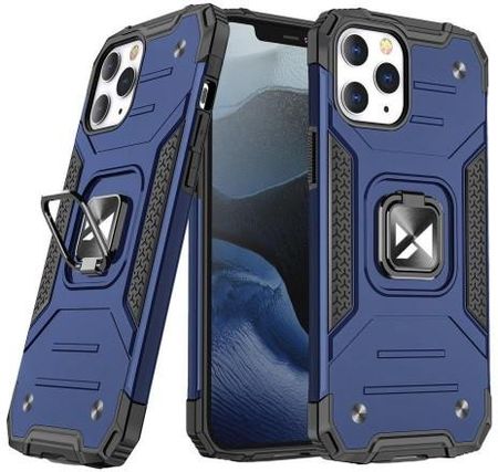 Wozinsky Ring Armor pancerne hybrydowe etui pokrowiec + magnetyczny uchwyt iPhone 13 mini niebieski