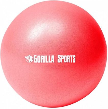Mini piłka do Pilatesu 23 cm czerwona z pompką z antypoślizgową powierzchnią