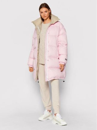 MSGM Kurtka puchowa 3141MDH06X 217702 Różowy Oversize - Ceny