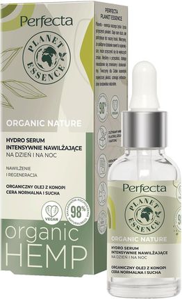 Perfecta Organic Nature Hydro Serum Intensywnie Nawilżające Na Dzień I Na Noc 30 ml