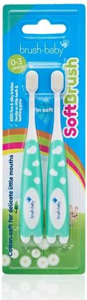 Brush-Baby Soft Twin Pack Dla Dzieci 0-3 Lat 2szt.