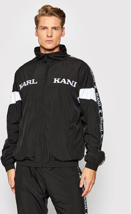 Karl Kani Kurtka Przejściowa Retro Tape 6086924 Czarny