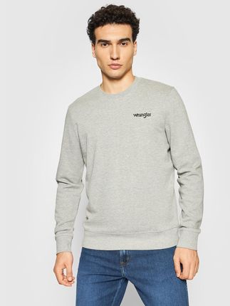 Wrangler Bluza Positive Vibes W6F6H1X37 Szary Regular Fit