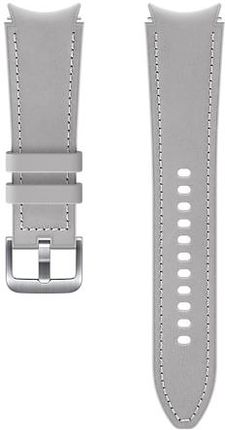 Samsung Hybrid Leather Band 20mm M/L do Galaxy Watch4 Srebrny (ET-SHR89LSEGEU)