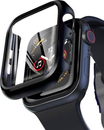 Hightech Hi5 Defender Black - Etui ochronne ze szkłem dla Apple Watch 44mm 