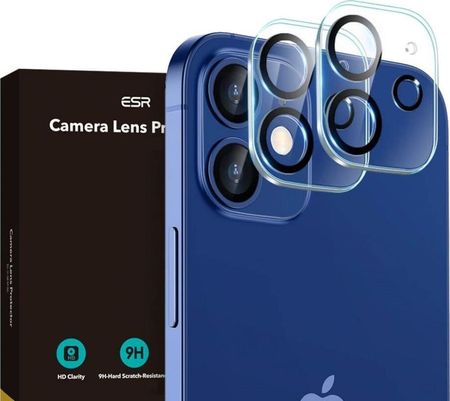 ESR Szkło hartowane na aparat ESR Camera Lens Apple iPhone 12 Clear [2 PACK] 