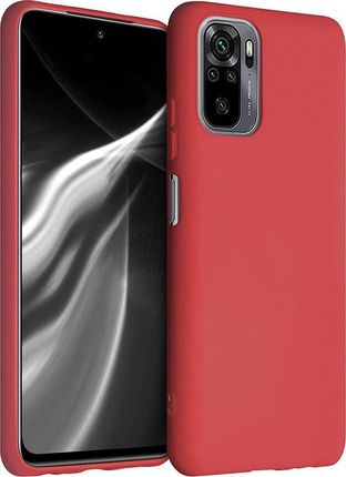 Hurtel Silicone Case elastyczne silikonowe etui pokrowiec Xiaomi Redmi Note 10 / Redmi Note 10S czerwony 