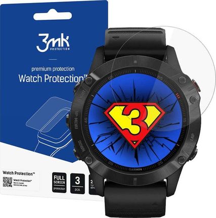 3MK Folia ochronna na ekran x3 3mk Watch Protection do Garmin Fenix 6 Pro 
