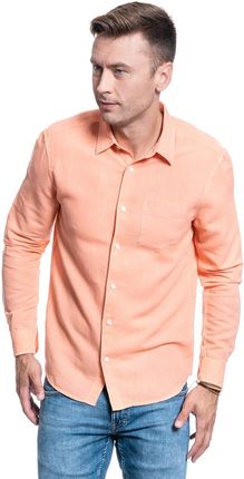 Wrangler Koszula Męska Ls 1 Pkt Shirt Melon Orange W5A9Loa04