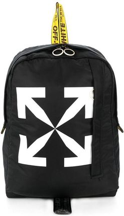 offさん専用OFF-WHITE Travel Arrow Rucksack Plecaki męskie Off-White Arrow Spray Backpack Black/ White