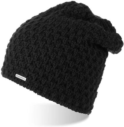 Ciepła czapka damska zimowa brødrene z polarem cz25 czarna