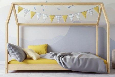 Kocot Meble Drewniane łóżko 200x90cm BELLA kolor sosna