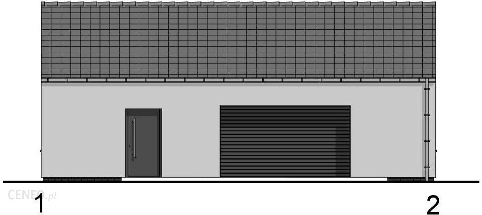 Projekt garażu dwustanowiskowego - G21 - modern 12