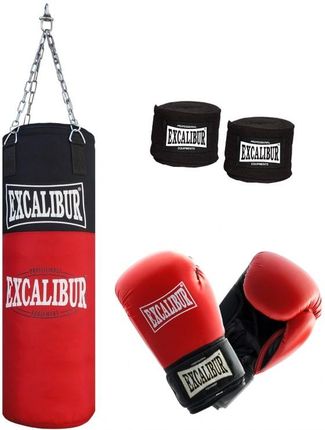 Zestaw bokserski dla dzieci Excalibur Allround z rękawicami 6 oz - worek, rękawice bokserskie i bandaże