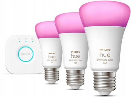 PHILIPS HUE White and color ambiance Zestaw startowy 3 szt