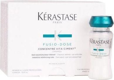 Kerastase Resistanse Fusio-Dose Concentre Vita-Ciment Intensive Reinforcing Care ampułki do włosów osłabionych i zniszczonych 10x12 ml