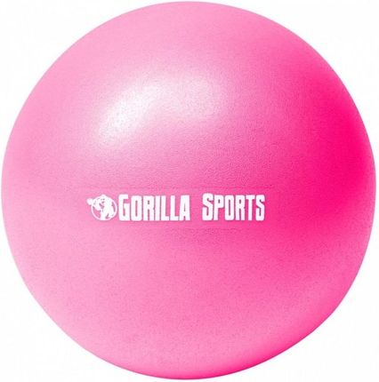 Mini piłka do Pilatesu, fitness - 23 cm różowa z pompką