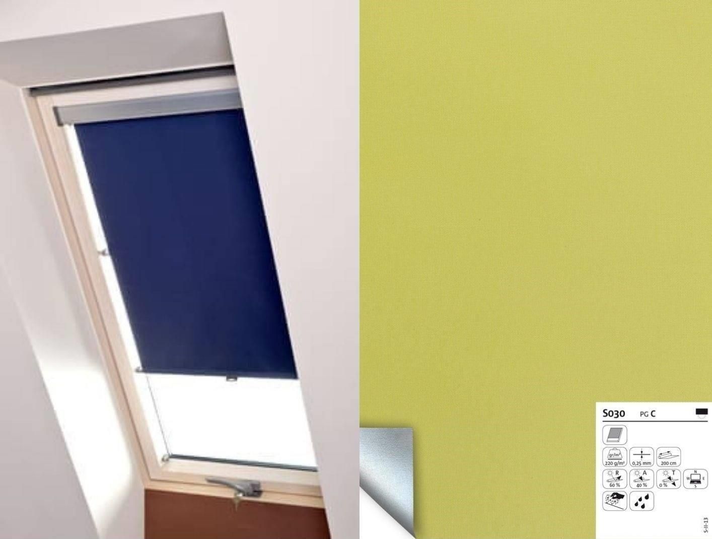 Okpol Roleta Na Okno Dachowe D33Zw 78X140 Zaciemniająca